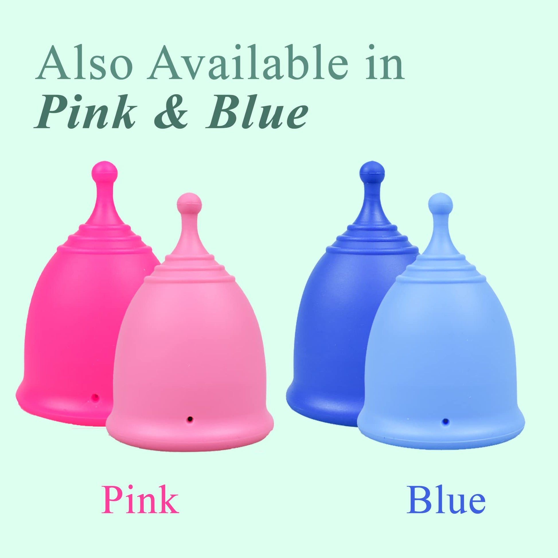 SHORDY Reusable Menstrual Cup (Small & Large) Set of 2 with Box, 100% Soft Silicone, Copa Menstruelle SHORDY