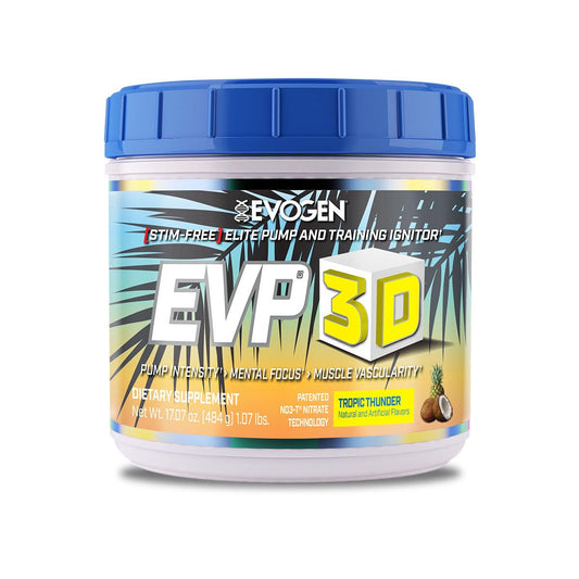 Evogen EVP-3D | Extreme Pre-Workout Pump Ignitor, Arginine Nitrate, Citrulline, Beta