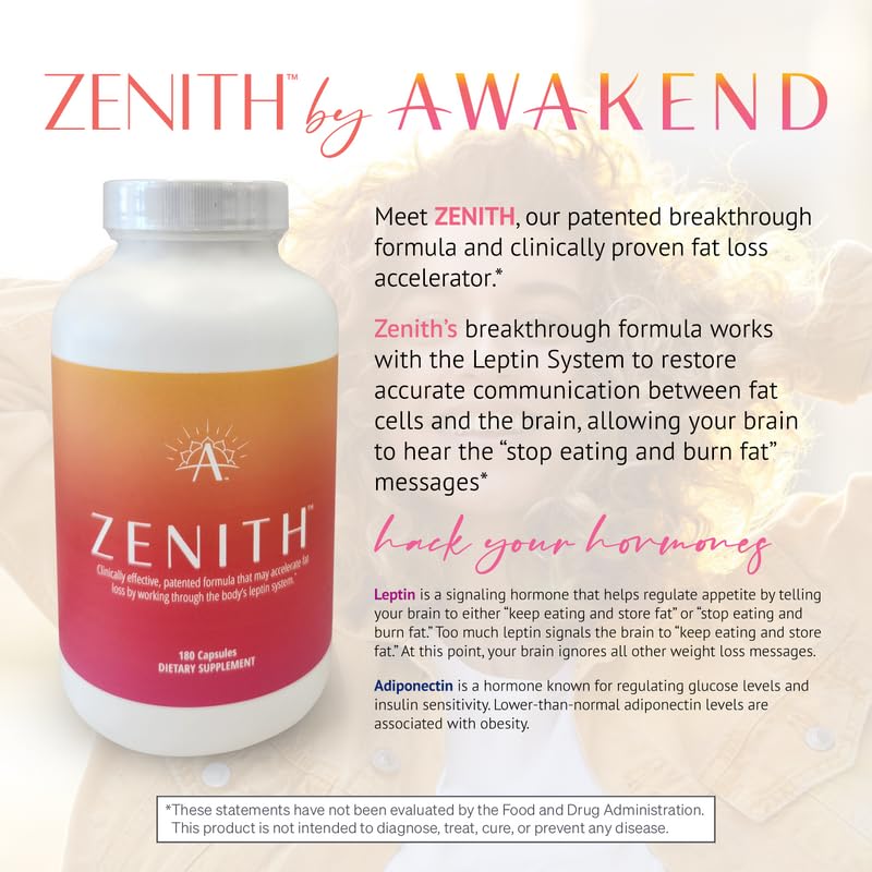 Awakend Leptin Supplement - Start Taking No Stimullants, All Natural Polysaccharides AWAKEND NATION