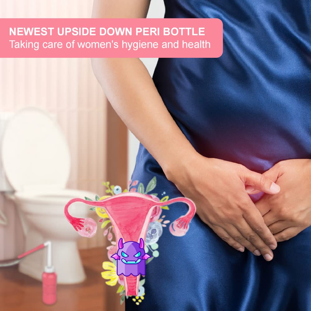 LZXIYUE 2PCS 2-in-1 Peri Bottle Feminine Care for Women,Reusable Portable Bidet for Travel LZXIYUE