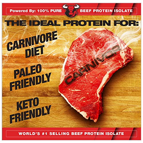 MuscleMeds, Carnivor Beef Protein Isolate Powder 56 Servings, Chocolate, 72 Ounce MuscleMeds