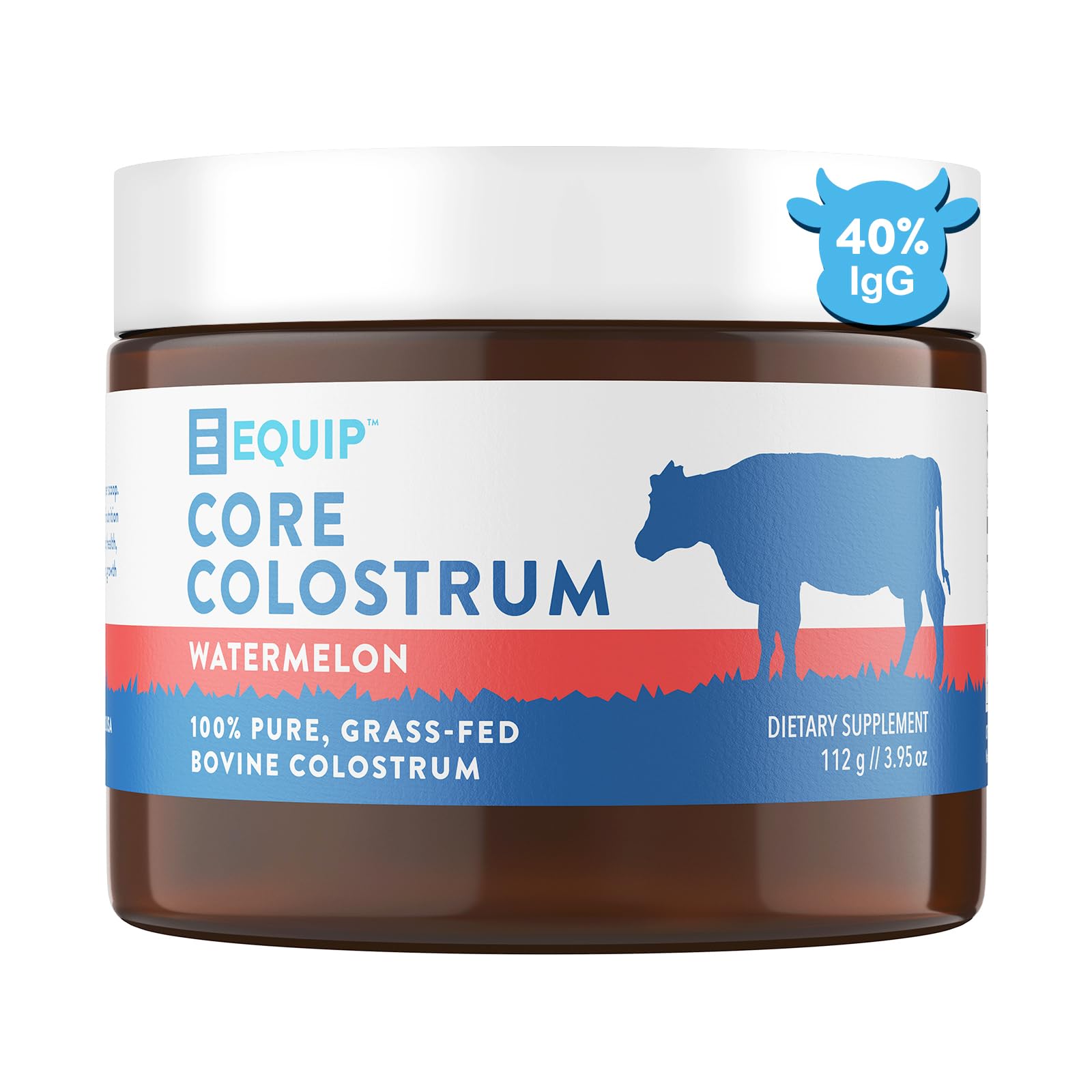 Equip Foods Core Colostrum - 100% Grass Fed Colostrum Powder 3,000mg, 40% IgG