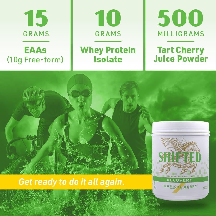 SHIFTED Whey Protein Isolate Protein Powder Post Workout Recovery Drink Mix SHIFTED