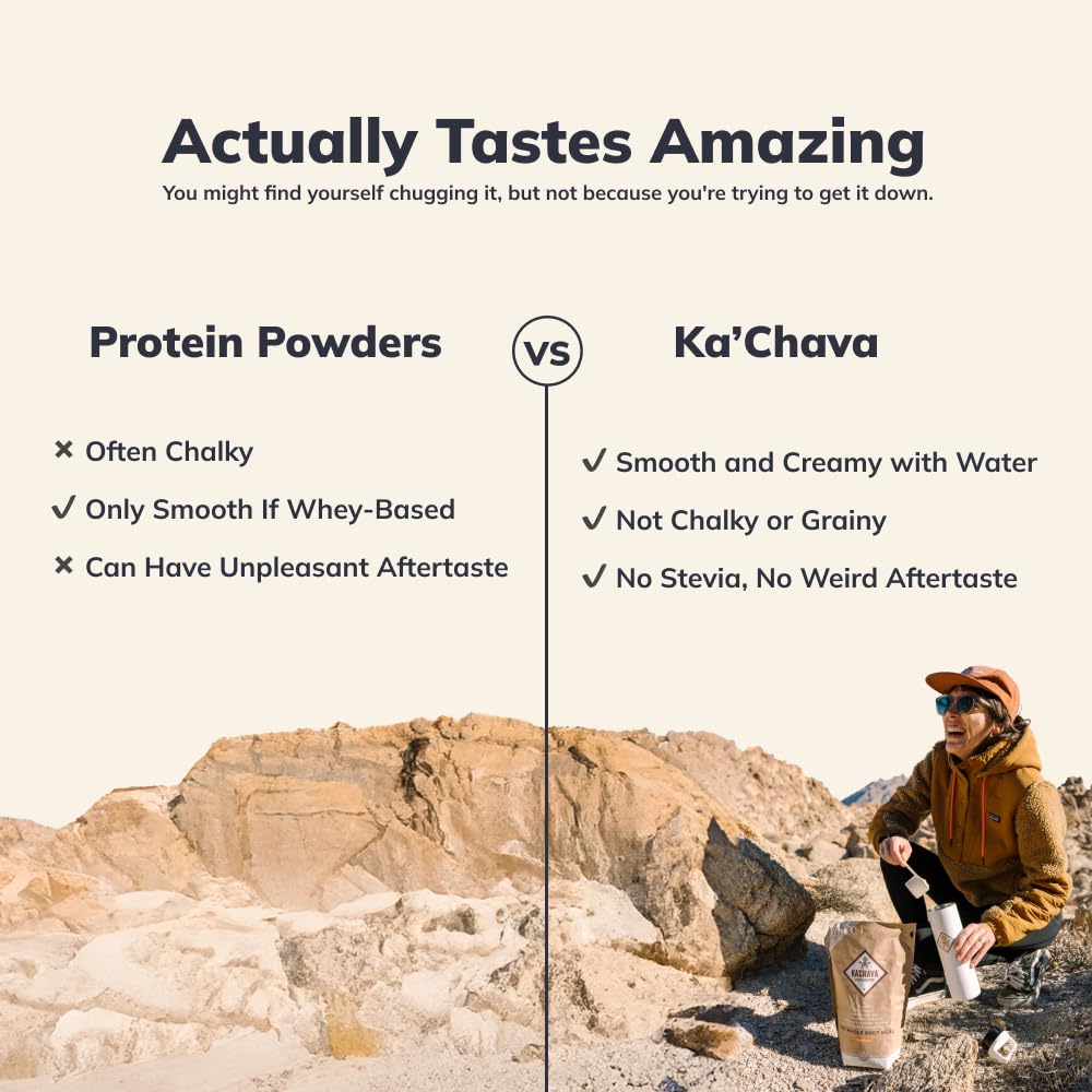 Ka’Chava All-In-One Nutrition Shake Blend, Vanilla, 85+ Superfoods, Nutrients & Plant Ka'Chava