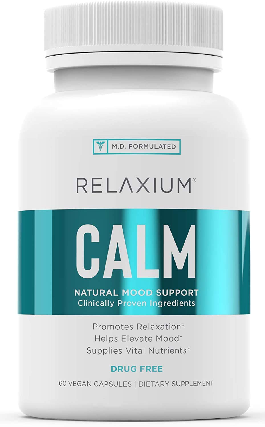 Relaxium Calm, Non-Habit Forming, Stress & Mood Support Supplement Relaxium
