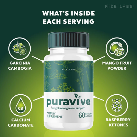 (5 Pack) Puravive Weight Health Pills, Puravive Exotic Rice Capsules Reviews, Purevive Weight rize labs