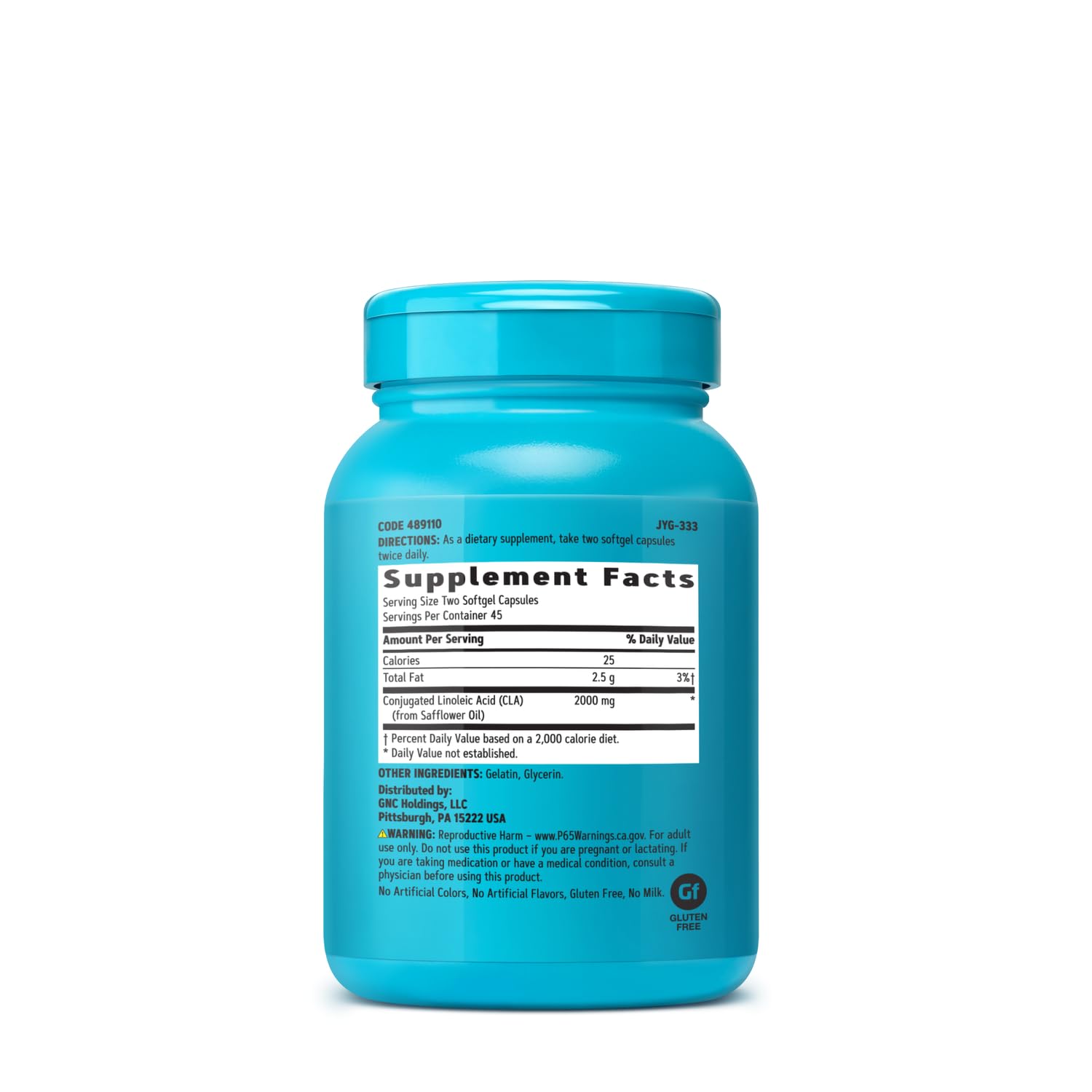 GNC Total Lean CLA | Improves Body Composition & Lean Muscle Tone, Fuels Fat Metabolis GNC
