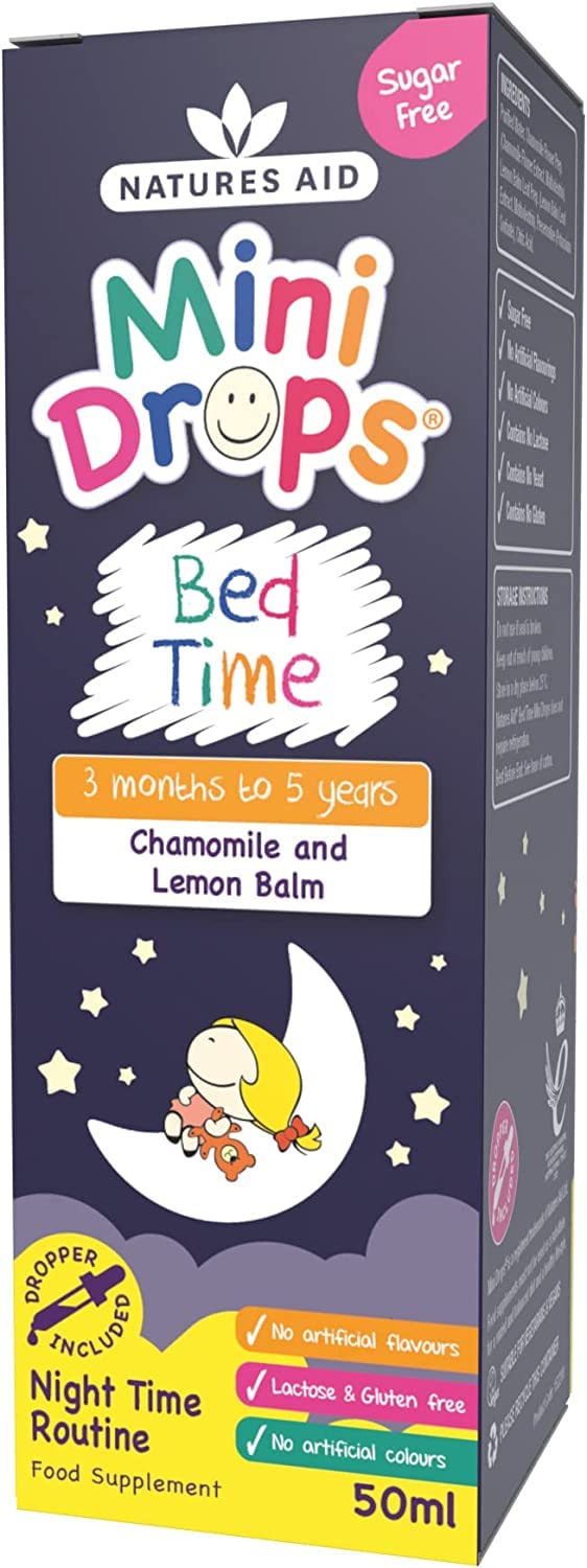 Natures Aid Bed Time Mini Drops for Children 3 Months - 5 Years, 50ml natures aid