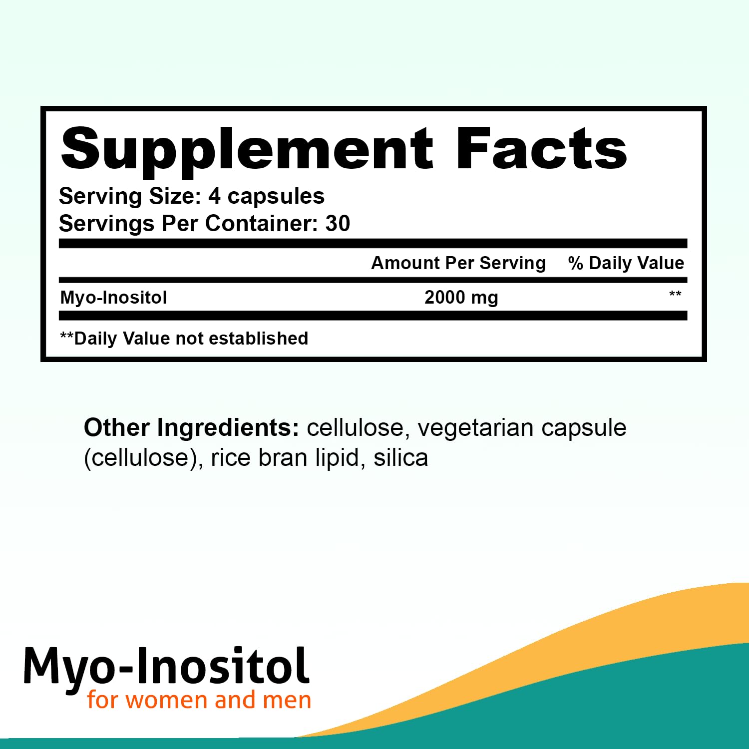 Fairhaven Health Myo-Inositol Supplement 2000mg | Male and Female Fertility Supplement Fairhaven Health