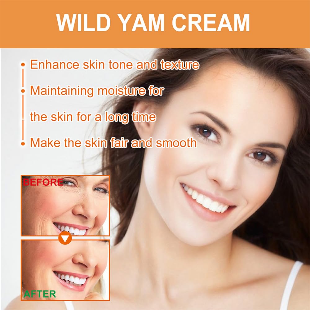 Aniswan Yam Cream, Wild Yam Cream - Annas Wild Yam Cream Organic for Hormone Balance POMNZXC