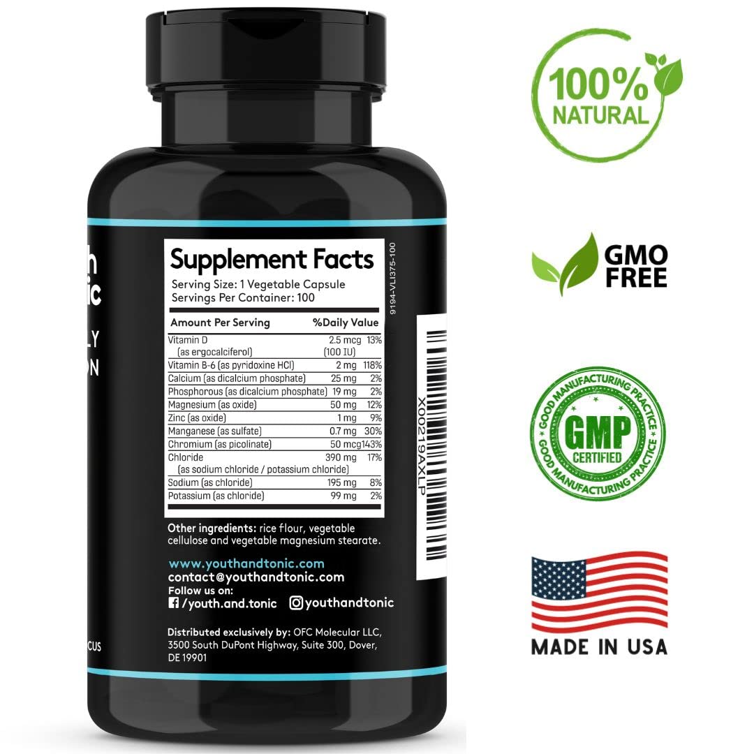 Complete Electrolyte Supplement | Highest Bioavailability | Cmax Chloride