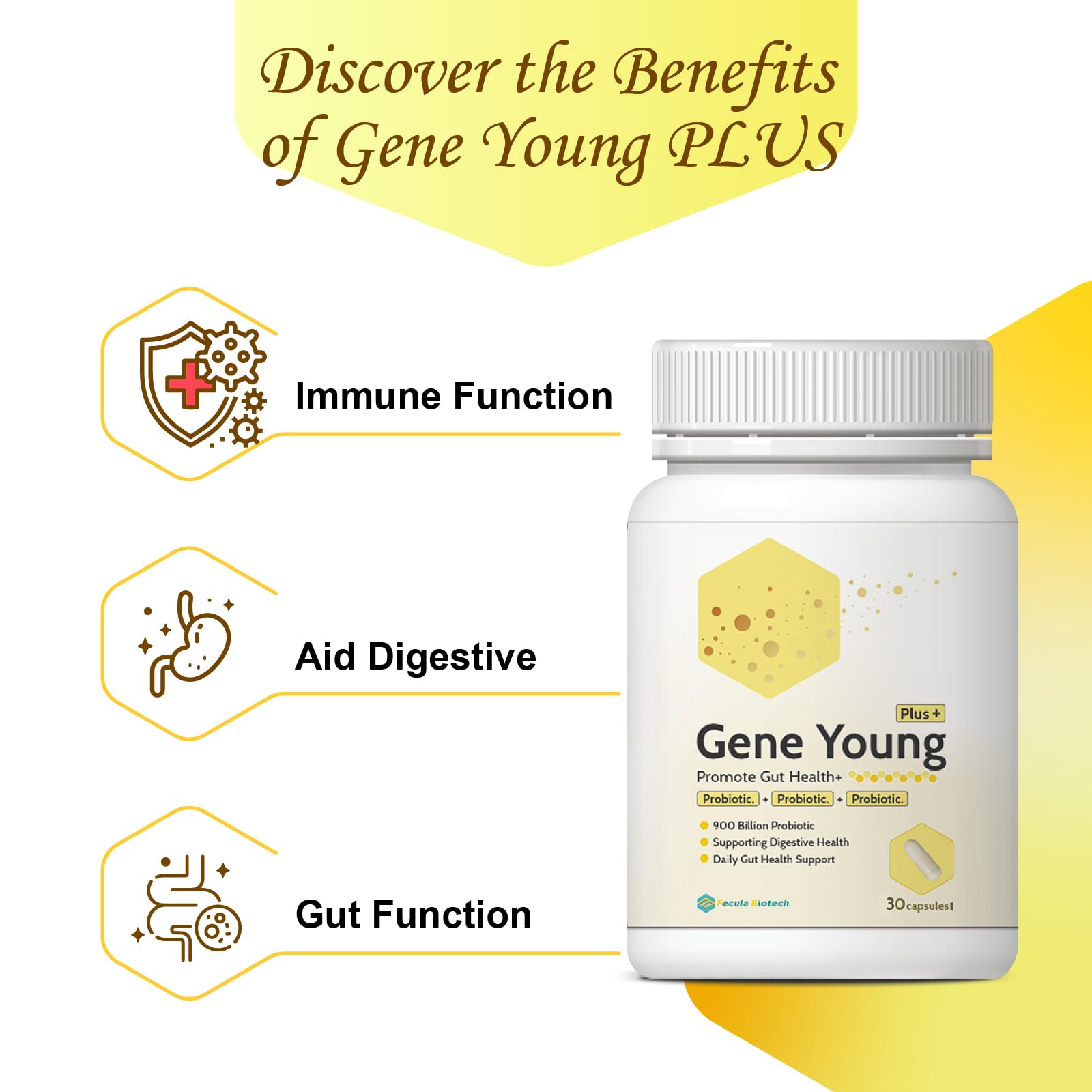 Fecula Biotech Superfood Resistant Starch,Prebiotics Supplement,Bifidobacterium longum Fecula Biotech