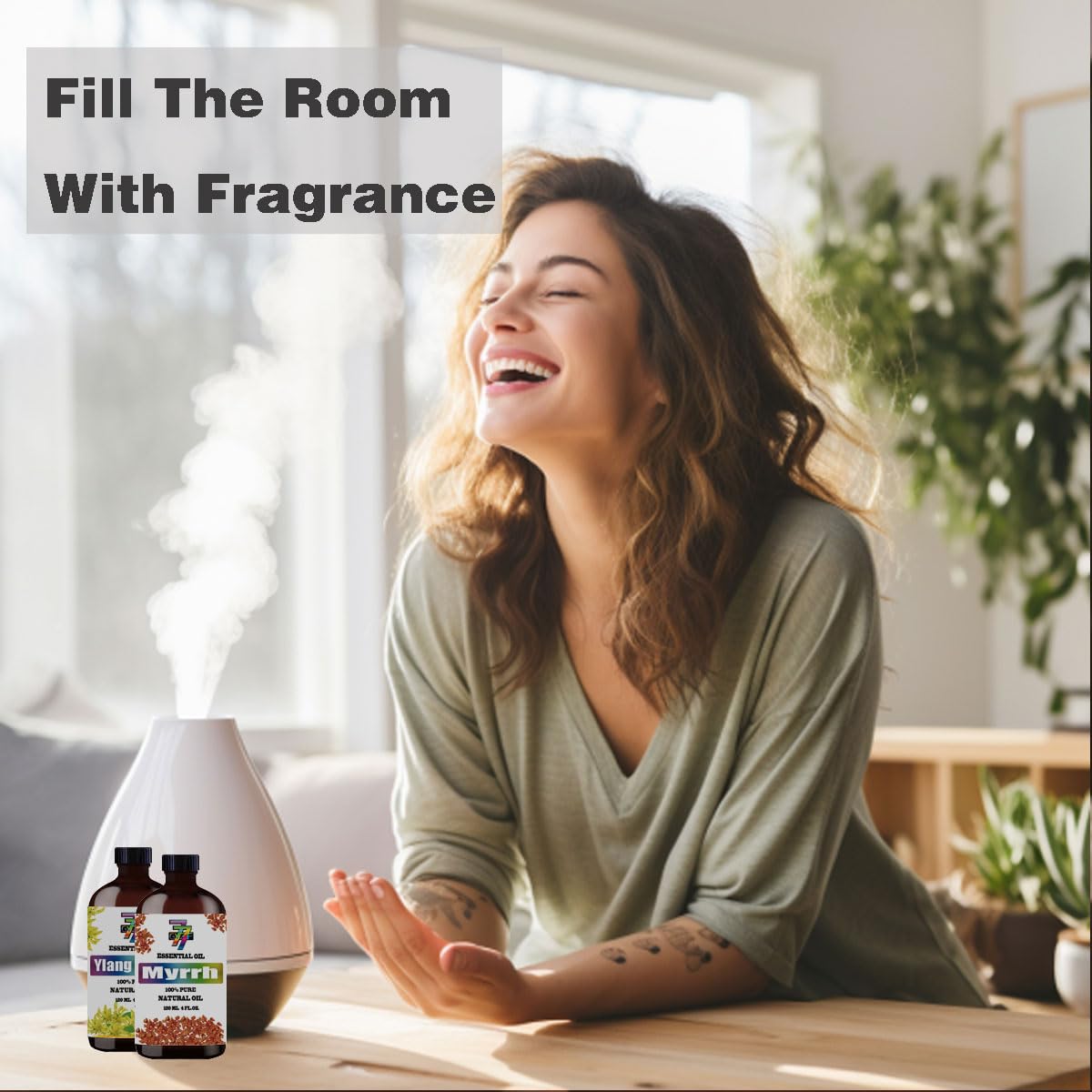 Honeysuckle Essential Oil 4 Fl Oz 120Ml - Honeysuckle Oil for Diffuser,Cleaning,Massage,Yoga GV77ZF