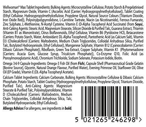 Vitabiotics Wellwoman Max, 84 Capsules Vitabiotics