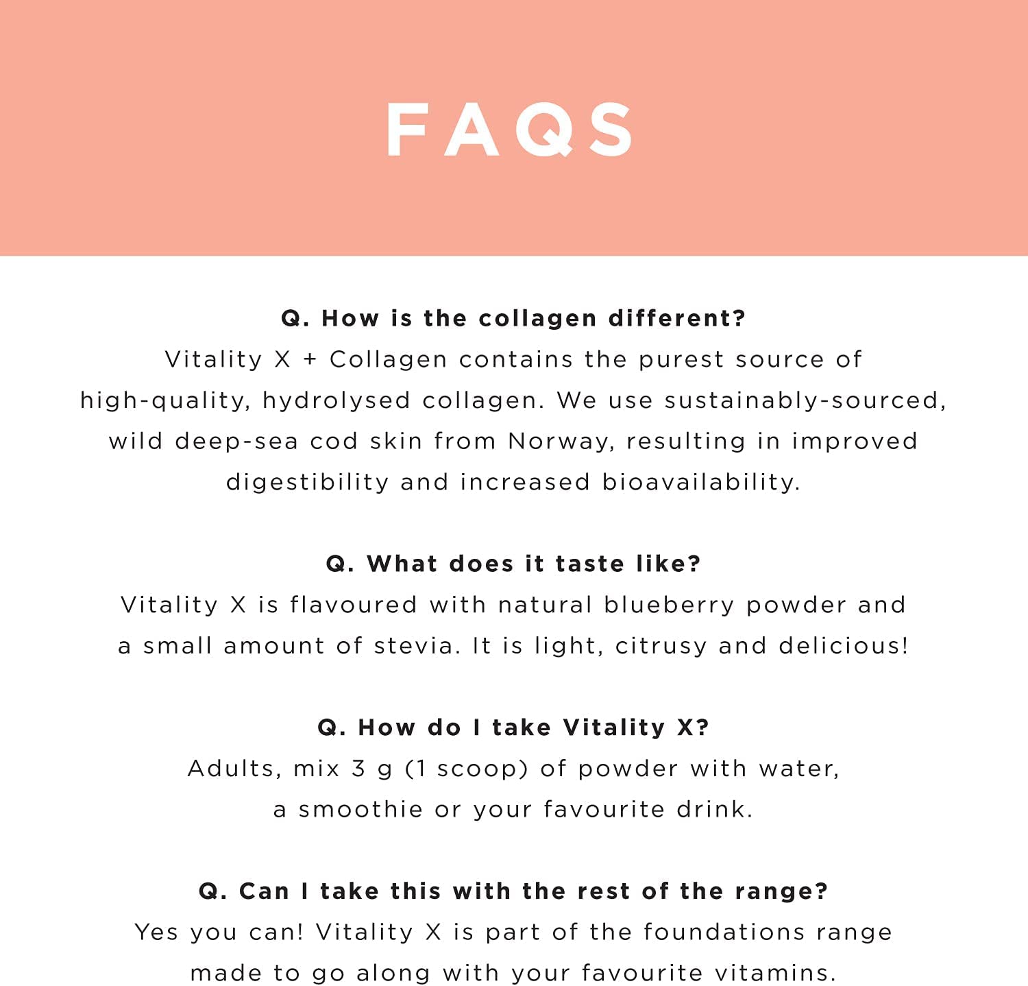 JSHealth Vitamins Vitality X + Collagen - Beauty Powder Supplement with Vitamins C & E JSHealth