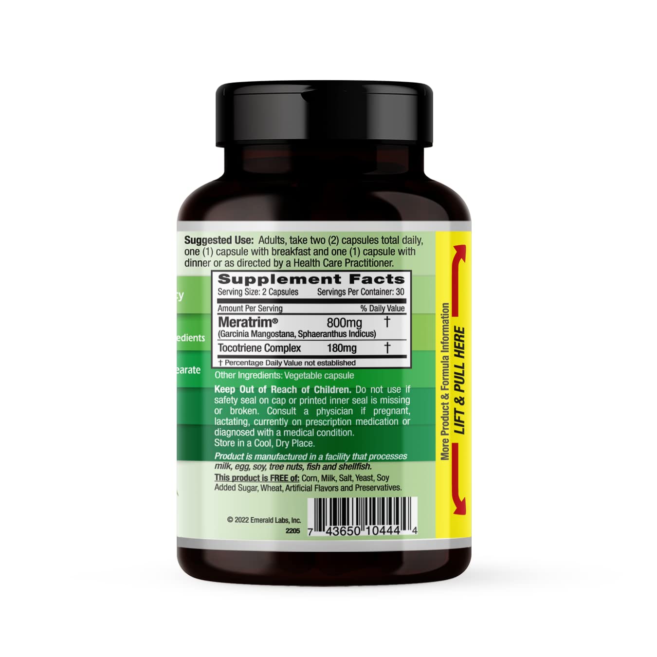 Emerald Labs Meratrim 800 mg - Daily Supplement for Weight Management Support Emerald Labs