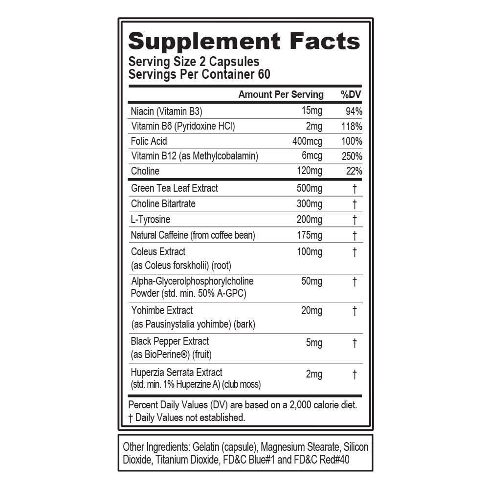 EVL Thermogenic Fat Burner Support - Fast Acting Weight Loss Energy and Appetite Evlution