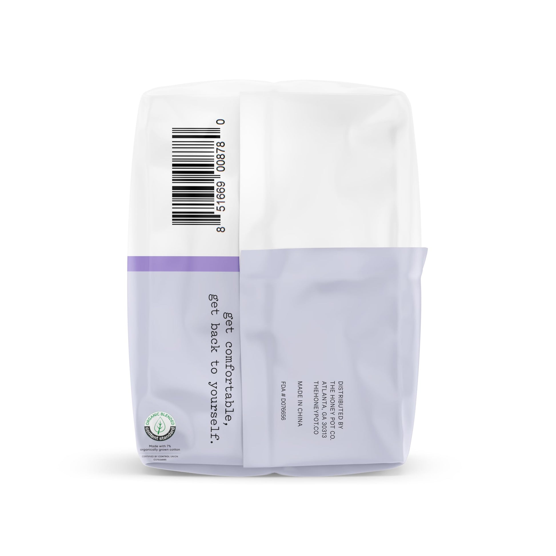 The Honey Pot Company - Non-Herbal Overnight Pads with Wings - Organic Pads for Women The Honey Pot Company