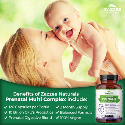 Zazzee Extra Strength Prenatal DHA and Extra Strength Prental Multi Complex