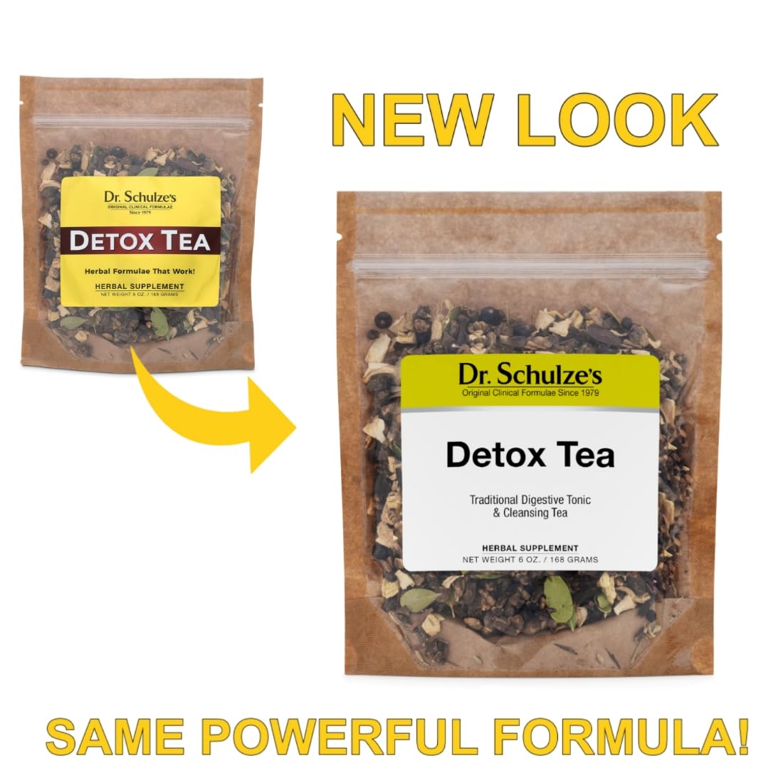 Dr. Schulze's | Detox Tea | All Purpose Herbal Tonic | Powerful Digestive Stimulant Dr. Schulze's