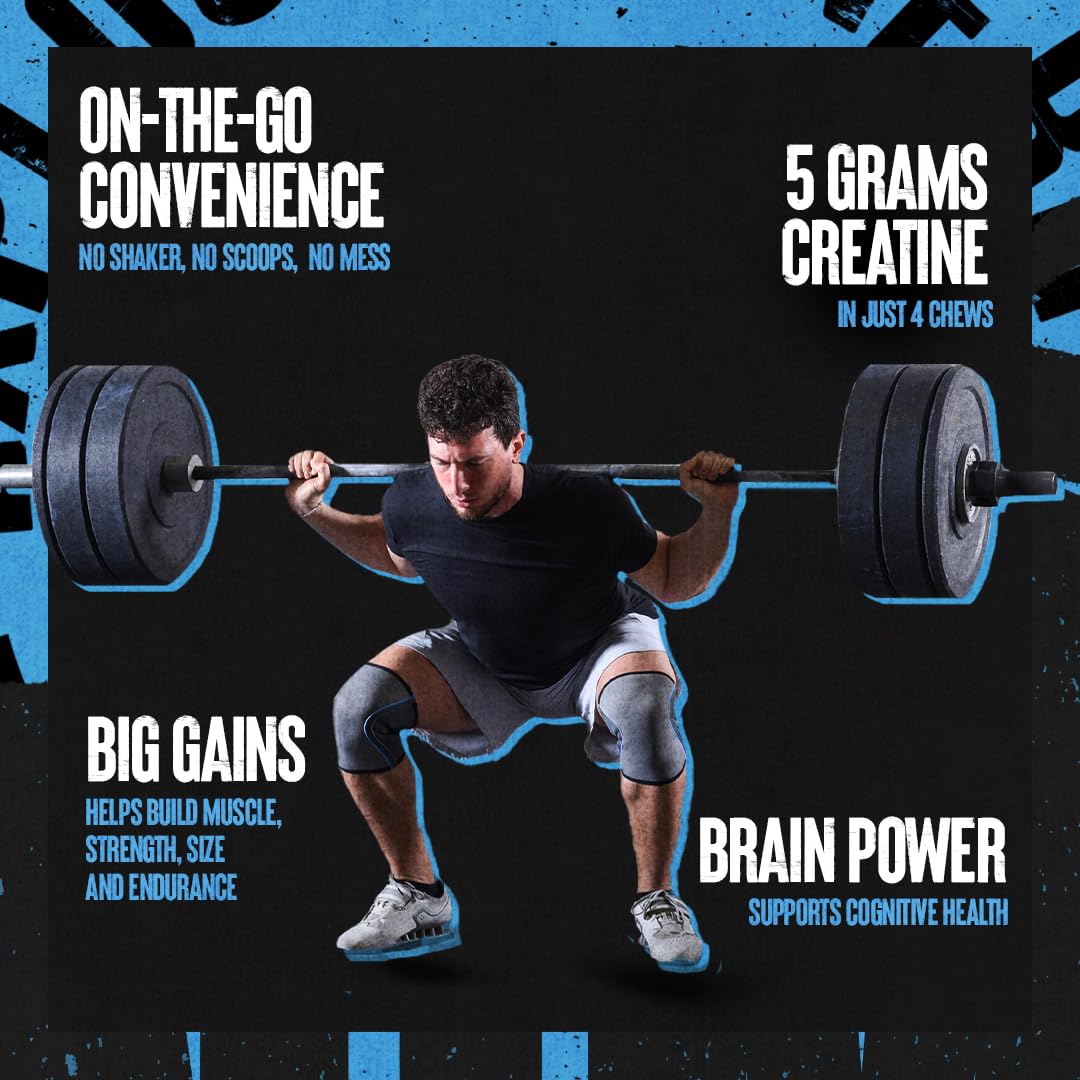 Animal Creatine Chews Tablets - Enhanced Creatine Monohydrate with AstraGin Animal