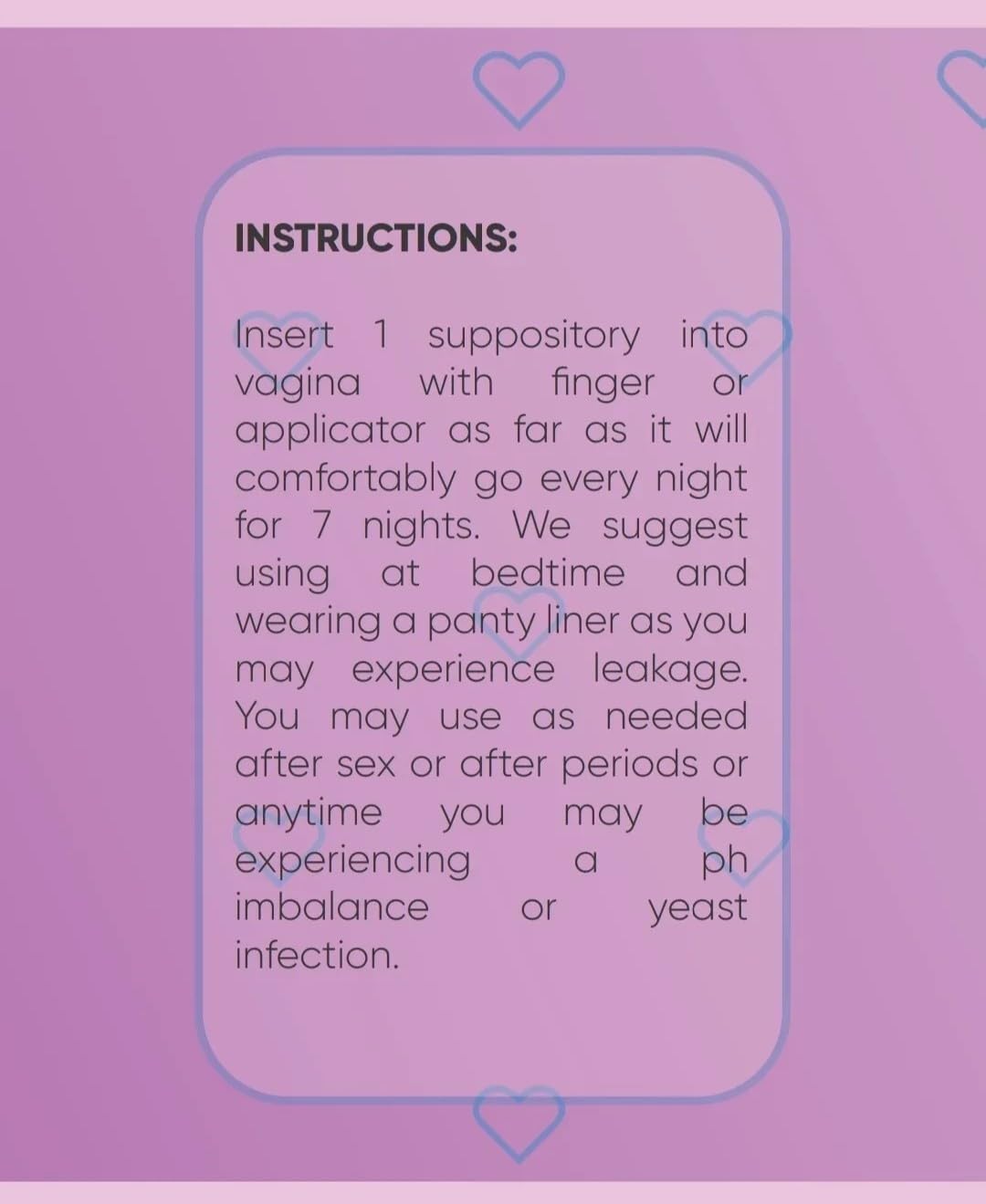 HerSheMe Boric Acid Vaginal Suppositories HerSheMe