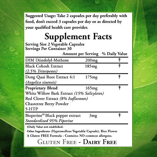 Natural Step Menopause with Phytoestrogens Isoflavones Black Cohosh with Other Herbs and Botanicals