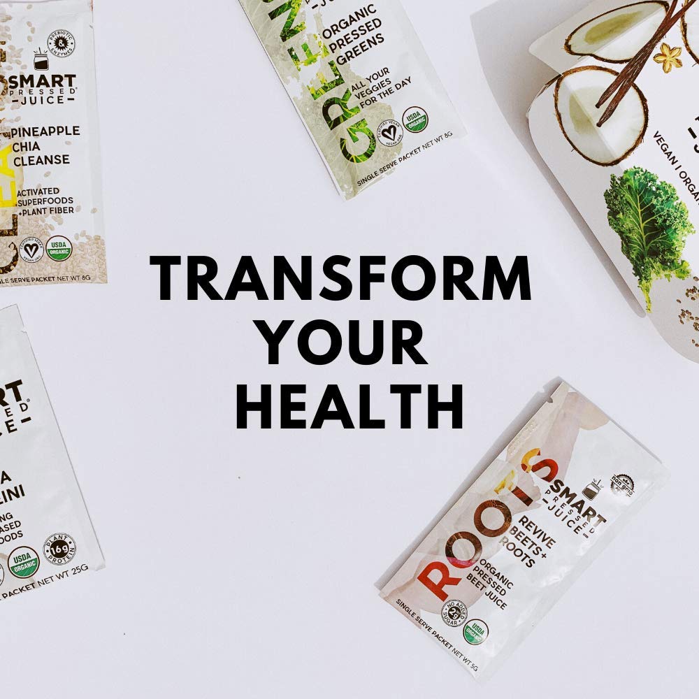 SMART Pressed Juice 3-Day Organic Juice Cleanse | Healthy Detox Program | Vegan Vanilla Protein SMART Pressed