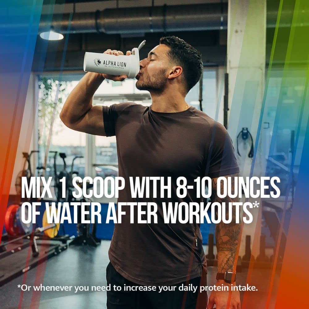 ALPHA LION Superhuman Whey Protein Powder, Great Tasting Pure Whey Protein Isolate ALPHA LION