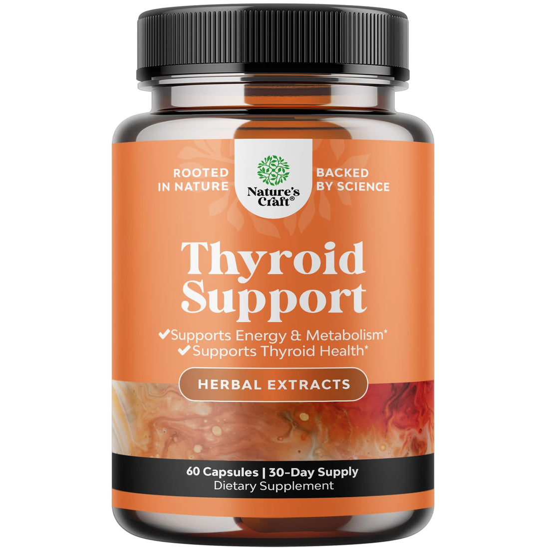 Herbal Thyroid Support Complex - Iodine Thyroid Supplement with L Tyrosine Bladderwrack