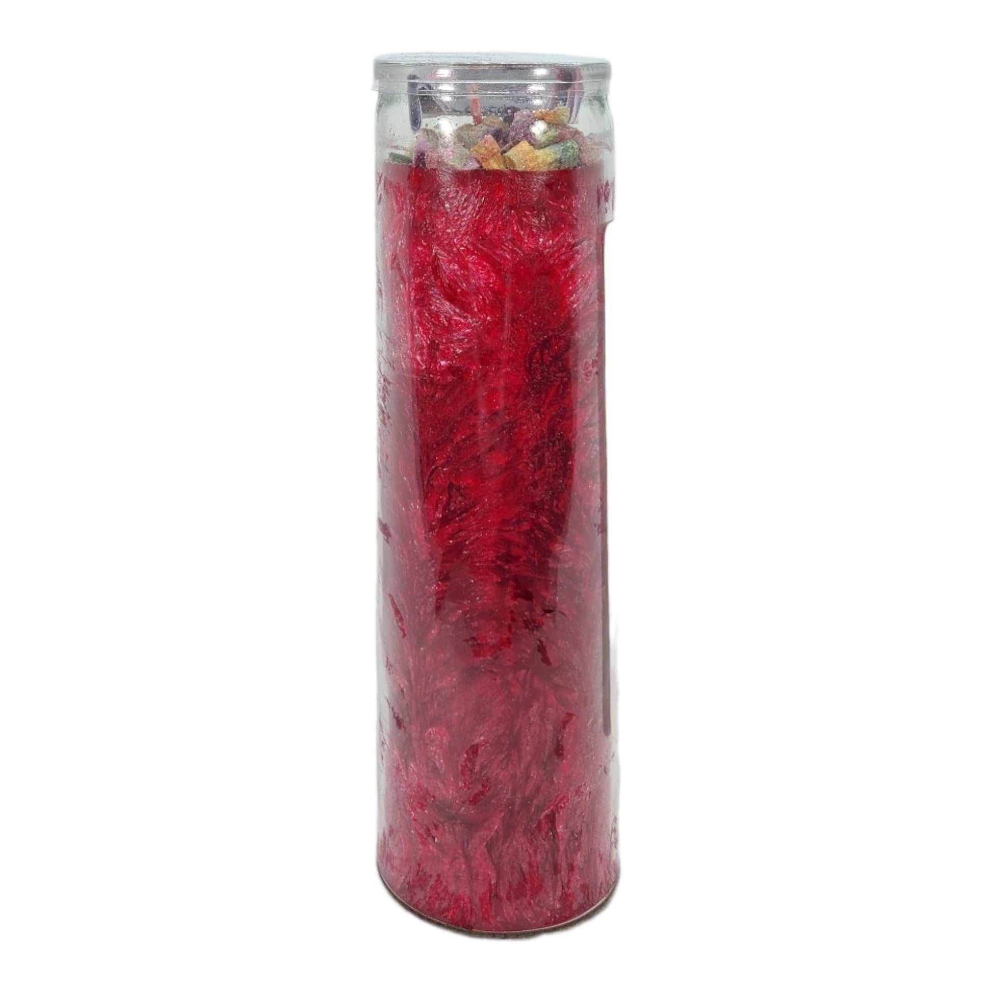 Love ME Lots-Palm Wax Spiritual Intention Spell Candle-[RED] | Vela CASA ESOTERICA PERFUMADA MAGICK SPACE