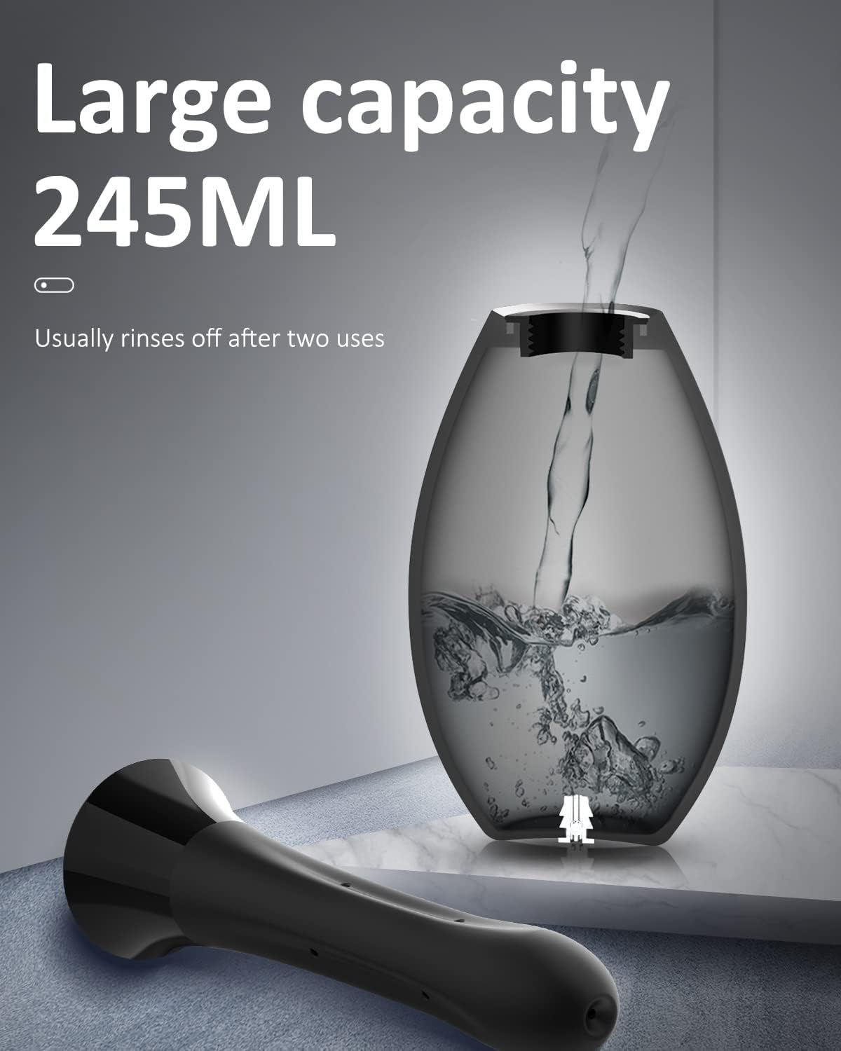 Onegreen Enema Douche Bulb Anti Back-Flow Portable Anal Douche Connected to Shower Hole Onegreen