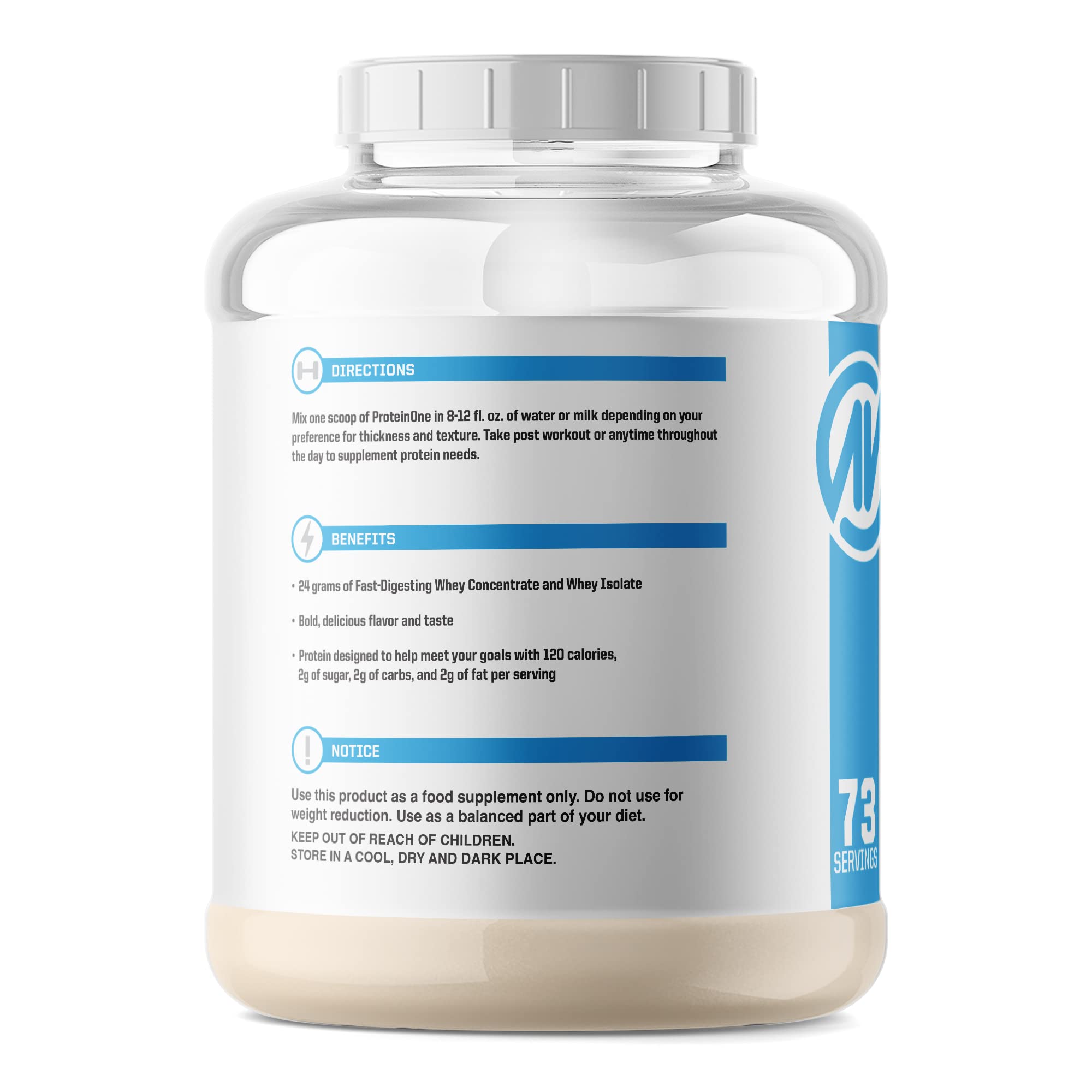 NutraOne ProteinOne Whey Protein Promote Recovery and Build Muscle with a Protein NutraOne