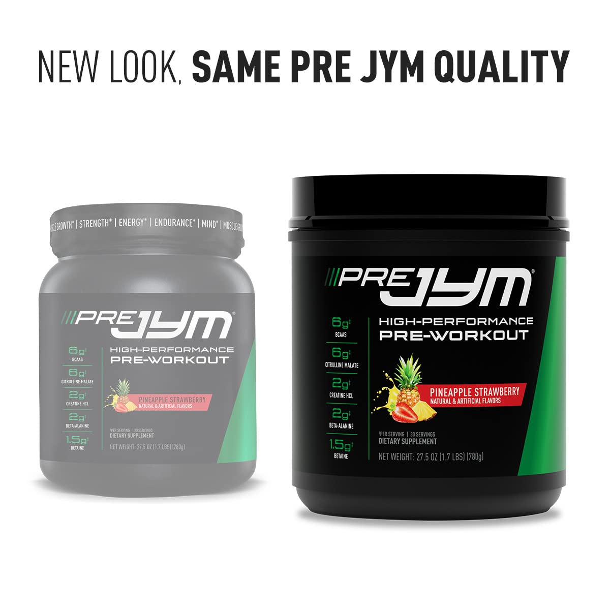 PRE JYM 30 Servings - Pineapple Strawberry JYM Supplement Science