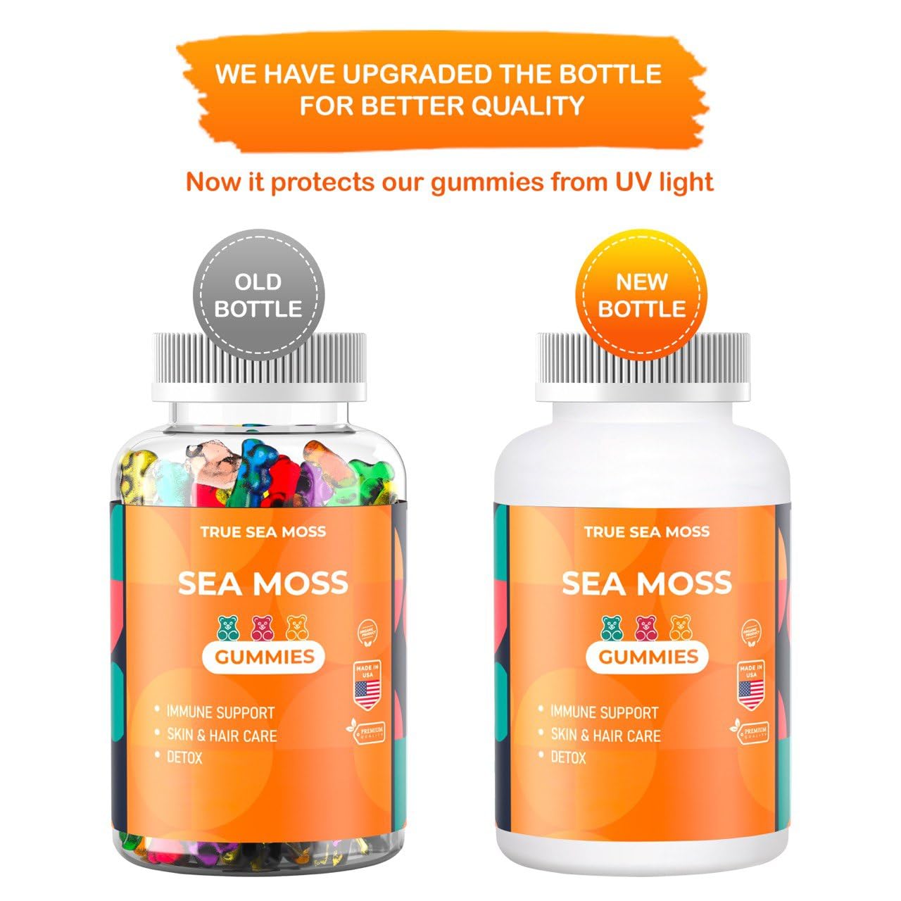 Sea Moss Gummies for Adults & Kids – Contains Irish Sea Moss + Burdock Root TrueSeaMoss