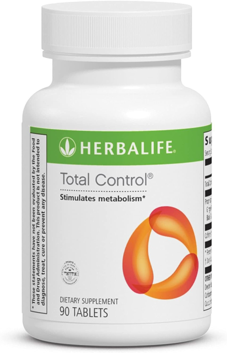 herbalife Total Control Original 90 Tablets.(one Tablet Three Times per Day)