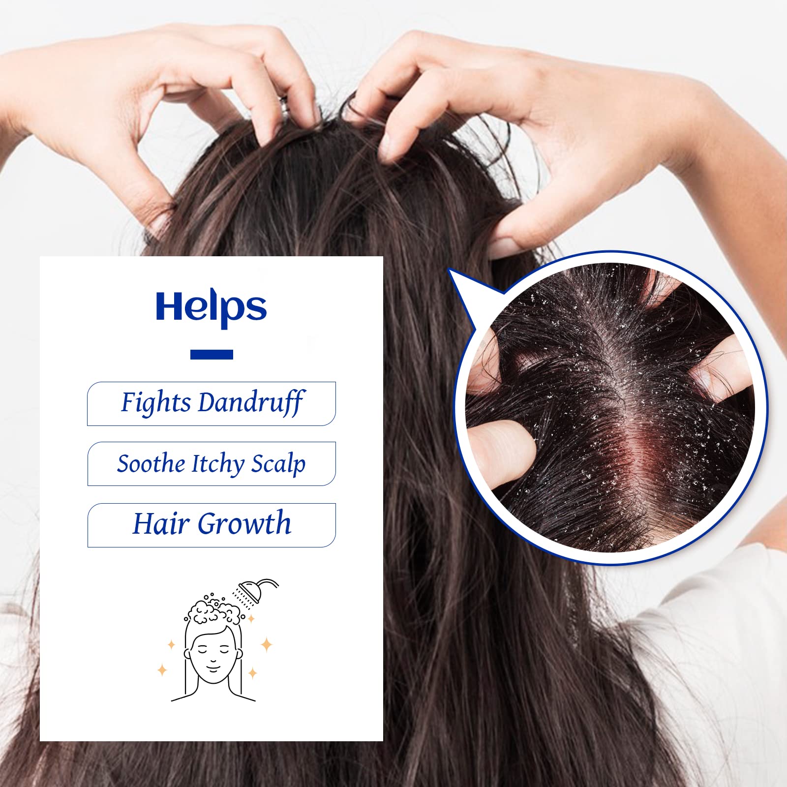 HIQILI Peppermint Oil 100ML, 100% Pure Peppermint Essential Oil Natural for Diffuser HIQILI