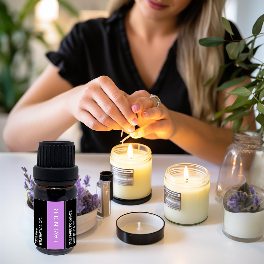 Wehnniee 3pcs Aroma Essential Oils Set- 3 x 10 ml (Coffee, Vanilla, Garnetberry)