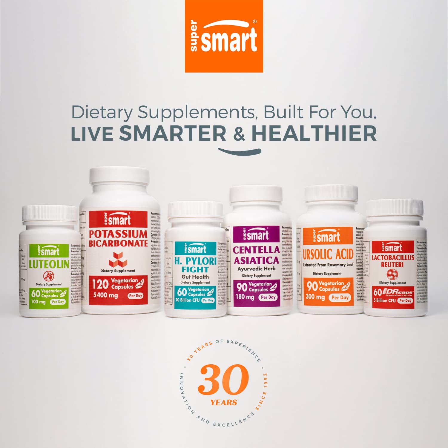 Supersmart - BHT 300 mg Per Day - Butylated Hydroxytoluene - Powerful Antioxidant Supersmart