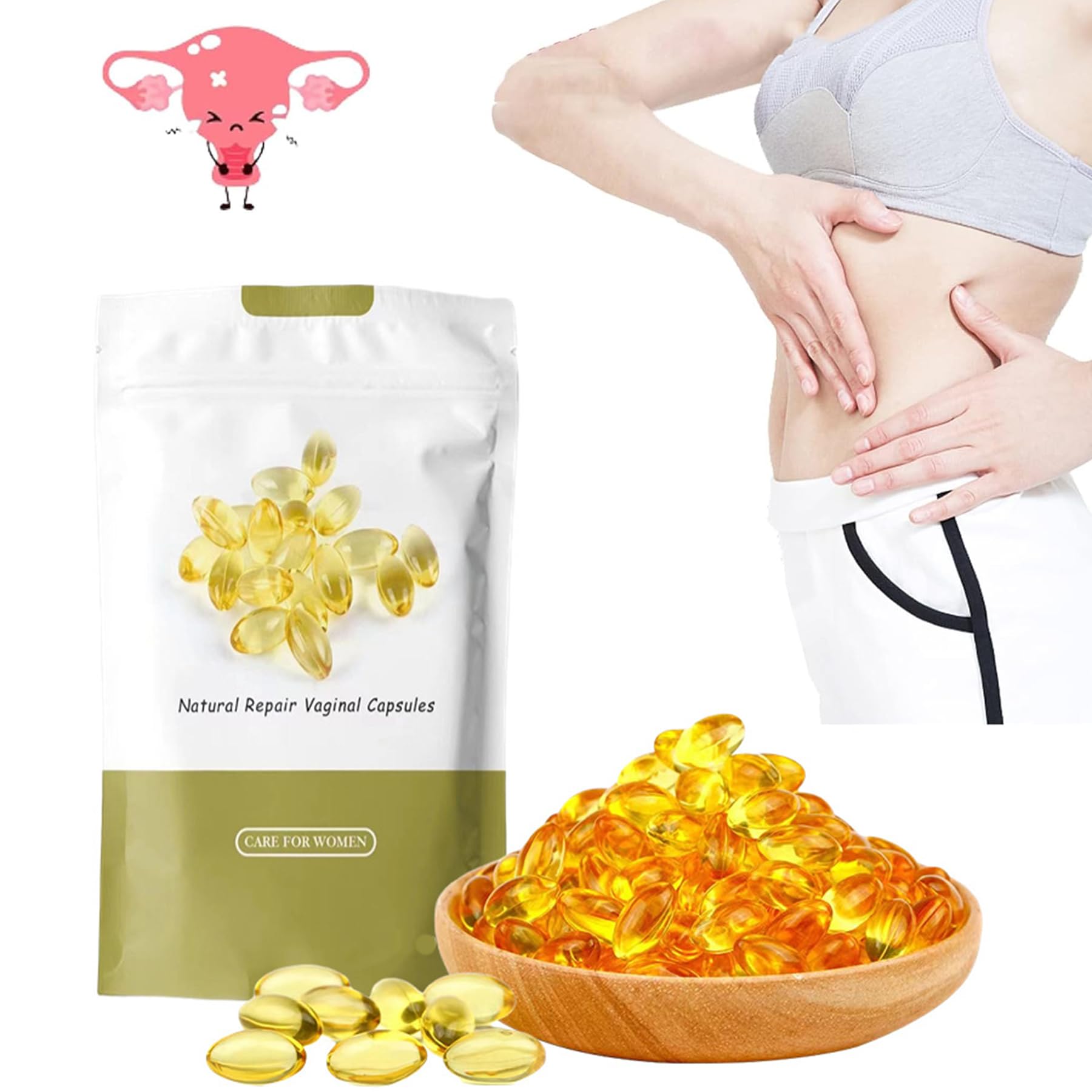 Dexcara Detox Repair,2024 New Natural Repair Vagianal Capsules,Natural Detox Viginal Capsules