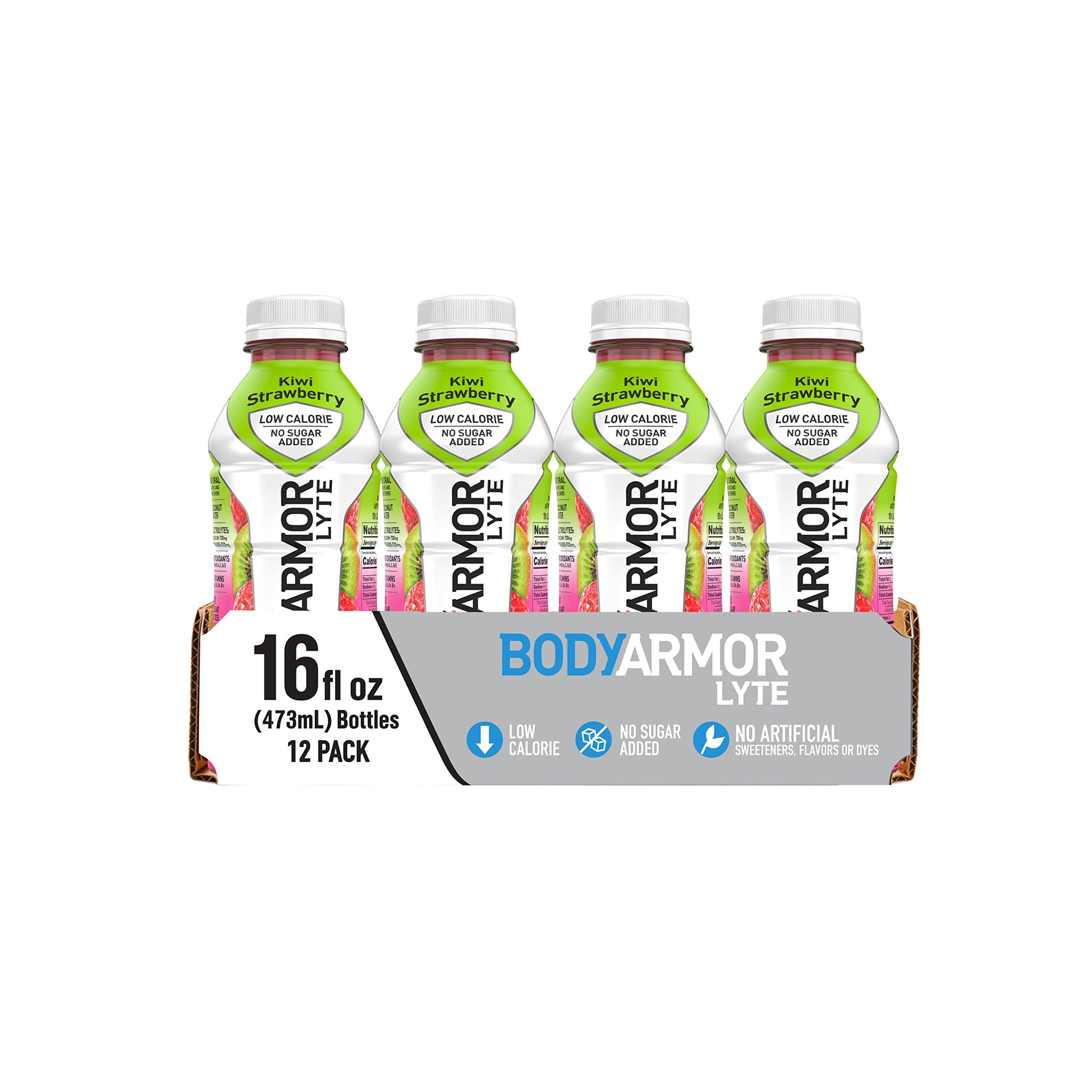 BODYARMOR LYTE Sports Drink Low-Calorie Sports Beverage, Kiwi Strawberry BODYARMOR