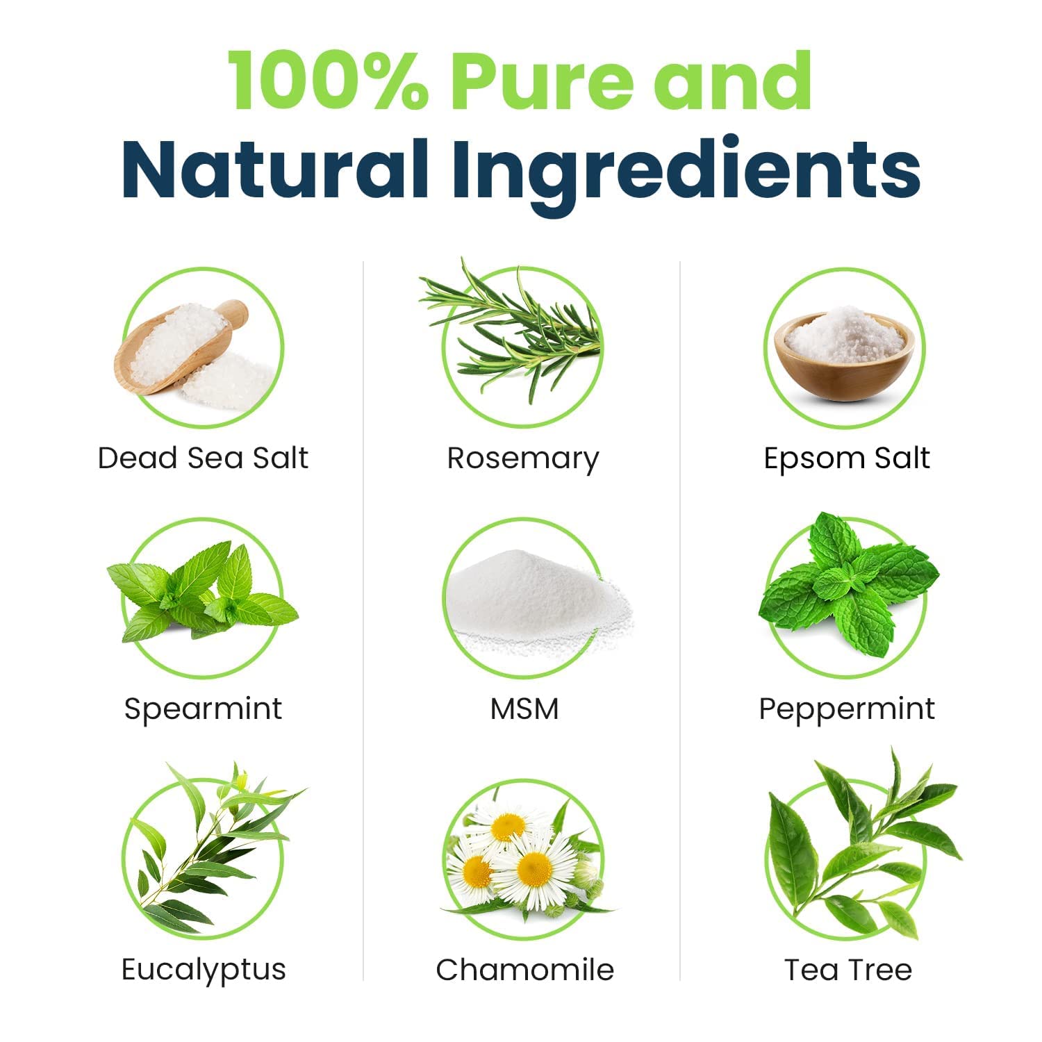 Tea Tree Oil Foot Soak with Epsom Salt - Best Toenail Fungus Treatment, Athletes FOOT CURE