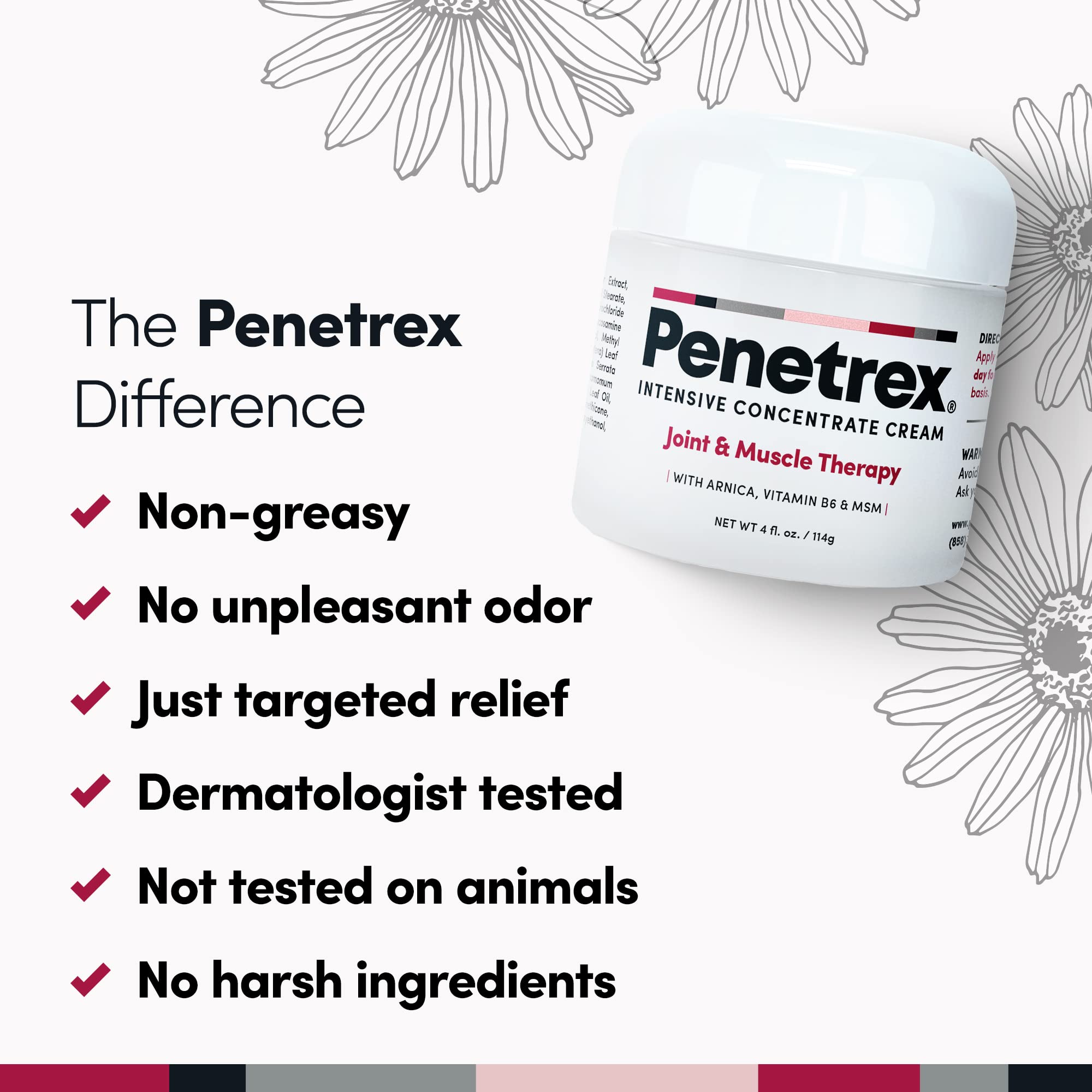 Penetrex Joint & Muscle Therapy – Soothing Comfort for Back, Neck, Hands, Feet Penetrex