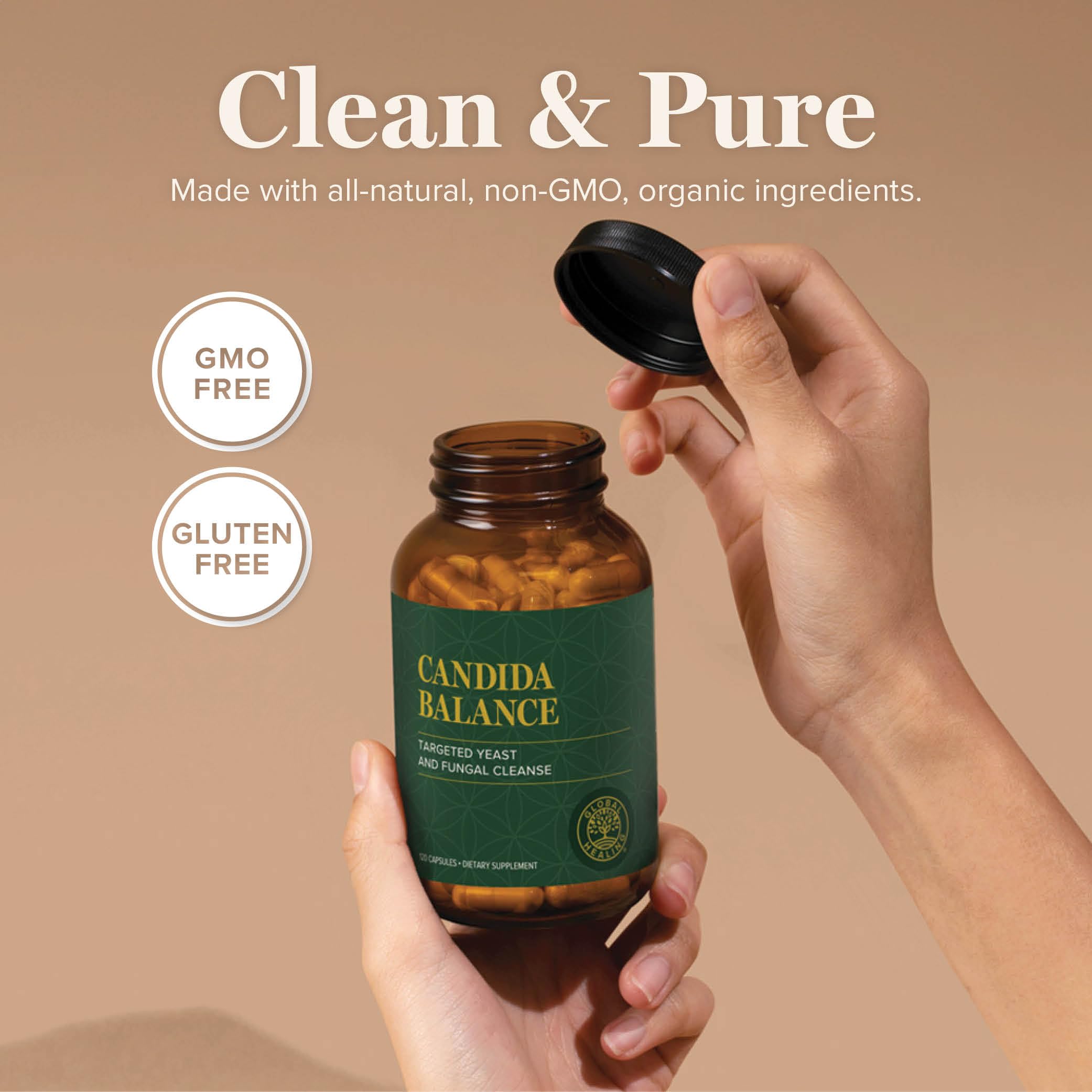 Global Healing Candida Cleanse (Mycozil) - Supports Detoxification for Natural Candida Cleanse Global Healing Center