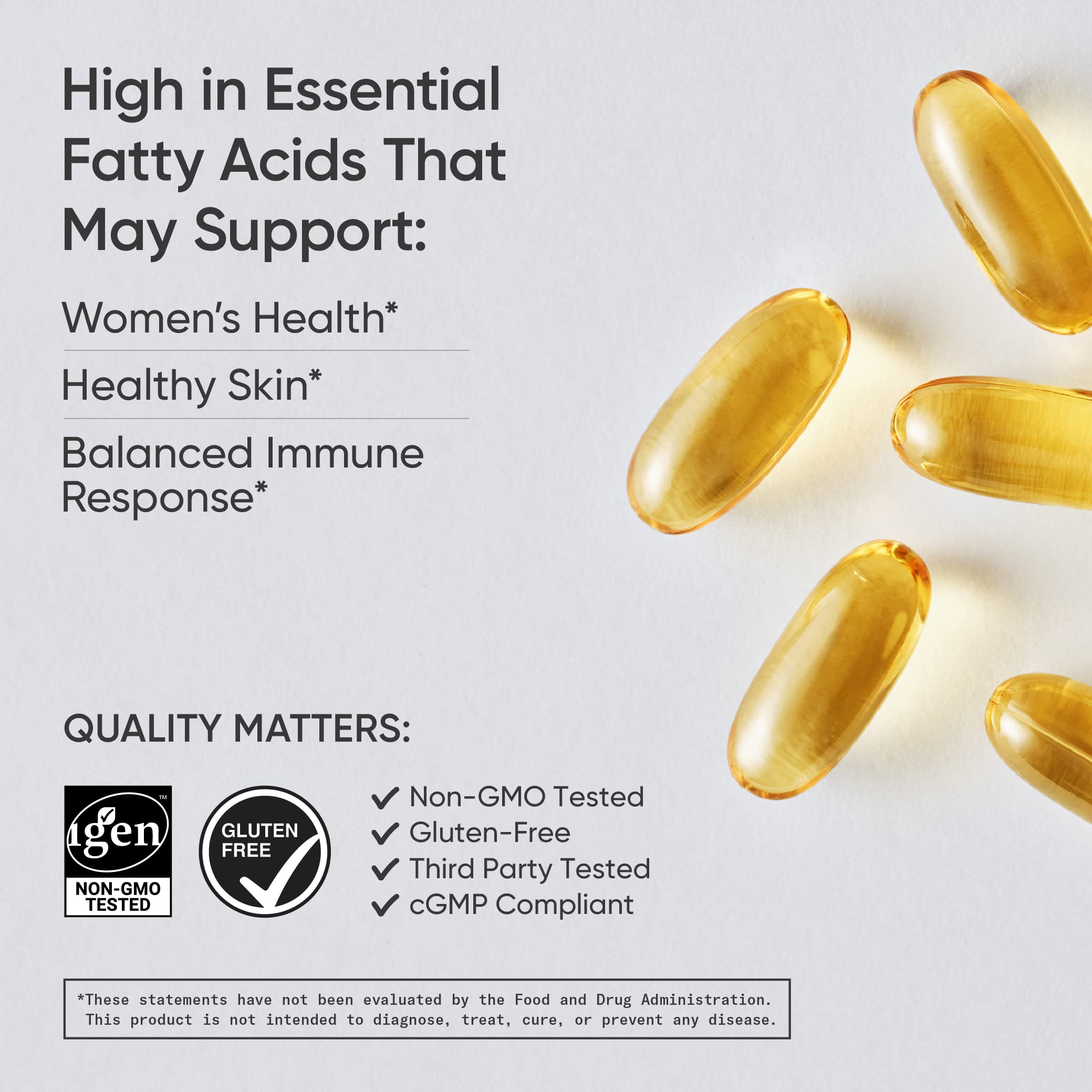 Sports Research Evening Primrose Supplement from Cold Pressed Oil Sports Research