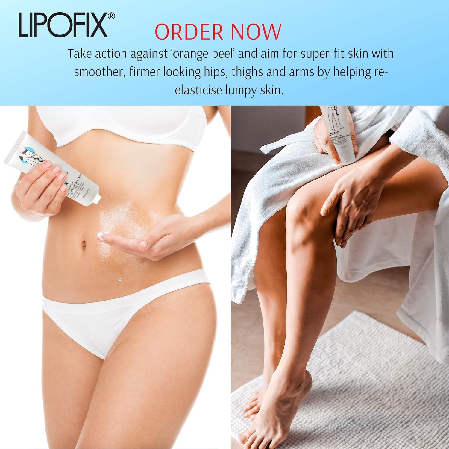 LIPOFIX Anti Cellulite Cream Luxurious Formula Body Contour Cream Effectively Tone LIPOFIX