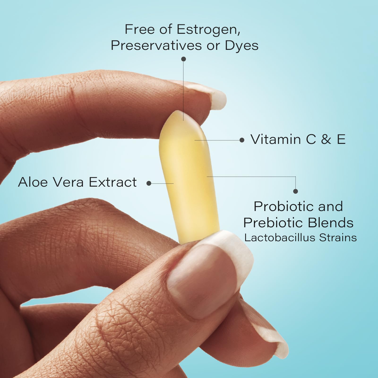 vetrue Vaginal Probiotic Suppository, Feminine Health for Comfort, pH Balance, Odor Control vetrue