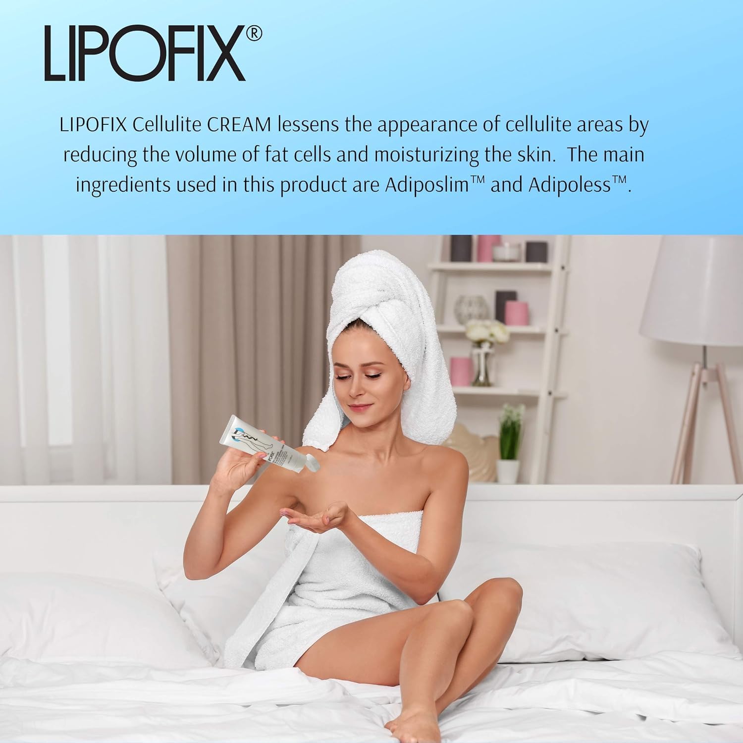 LIPOFIX Anti Cellulite Cream Luxurious Formula Body Contour Cream Effectively Tone LIPOFIX