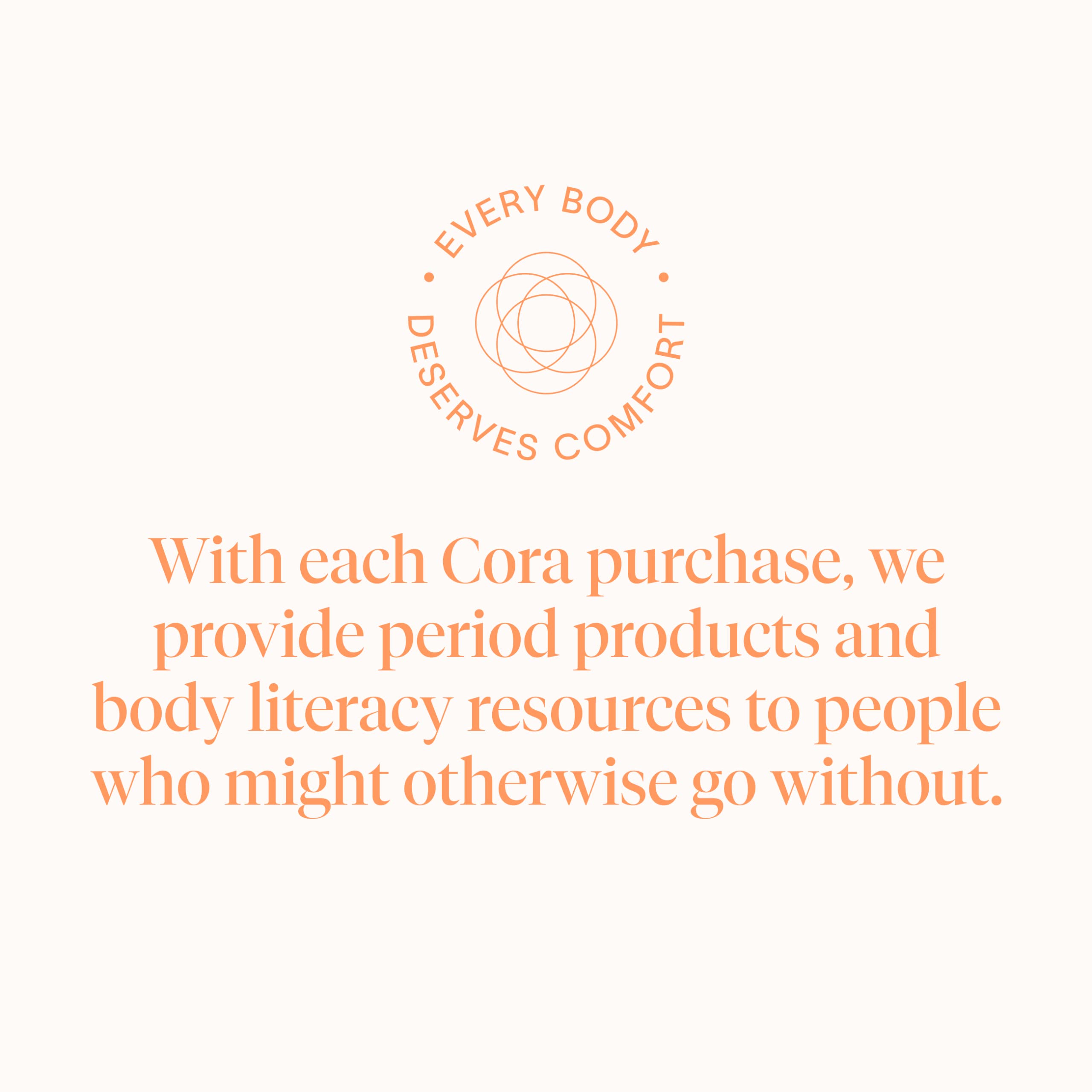 Cora 100% Organic Cotton Non-Applicator Tampons | Ultra-Absorbent, Unscented, Natural, Non-Toxic Cora