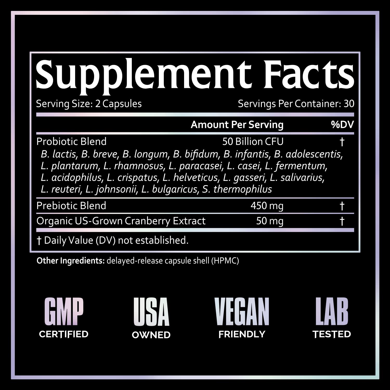 Undone By Nature Probiotic for Women, 50 Billion CFU Women's Probiotics with Prebiotics Undone By Nature